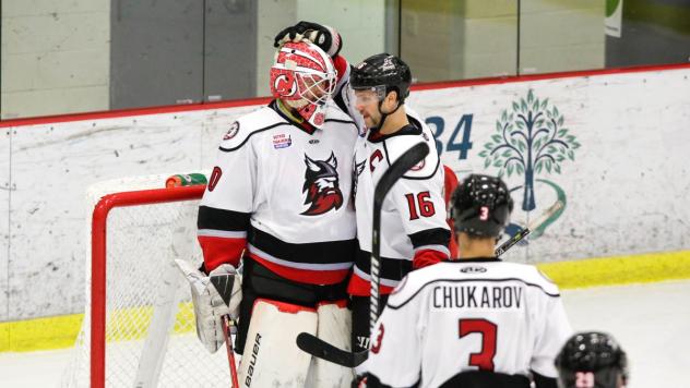 Adirondack Thunder congratulate goaltender Mareks Mitens