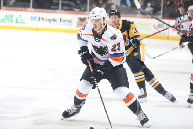 Lehigh Valley Phantoms center Morgan Frost