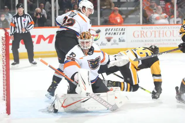 Lehigh Valley Phantoms goaltender Felix Sandstrom