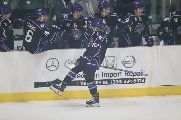 Tri-City Storm forward Drew Montgomery