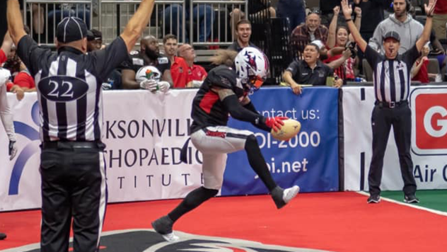 Jacksonville Sharks wide receiver Devin Wilson
