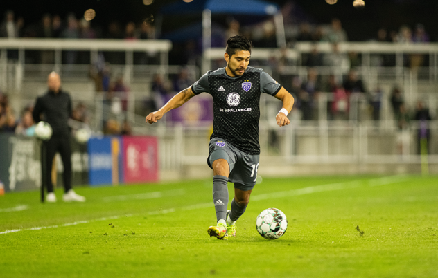 Louisville City FC defender Oscar Jimenez