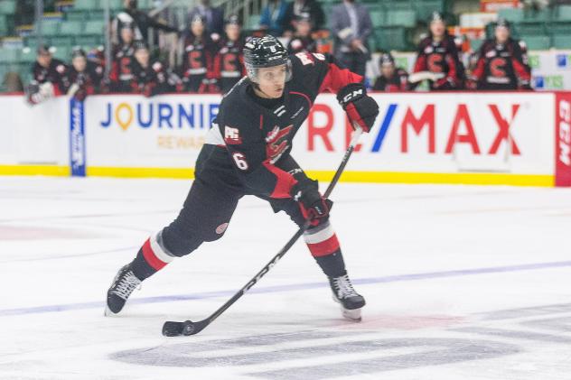 Prince George Cougars defenceman Viliam Kmec