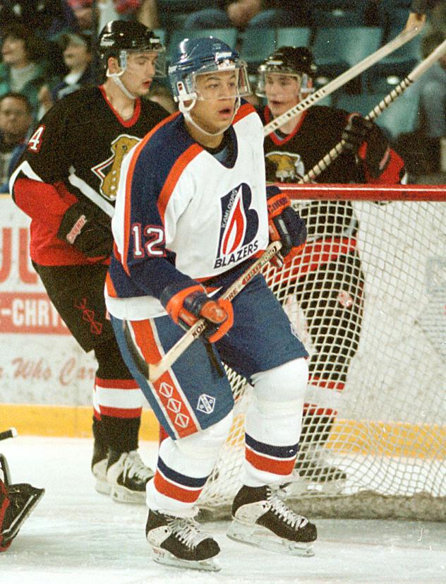 Jarome Iginla with the Kamloops Blazers