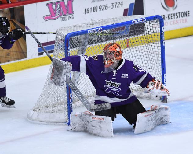 Reading Royals goaltender Kirill Ustimenko