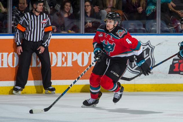 Kelowna Rockets defencemen Gordie Ballhorn