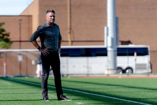York United FC Head Coach/Manager and Technical Director Jimmy Brennan