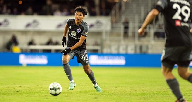 Louisville City FC defender Jonathan Gomez