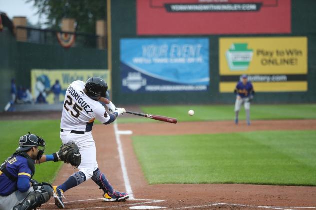 York Revolution first baseman Nellie Rodriguez