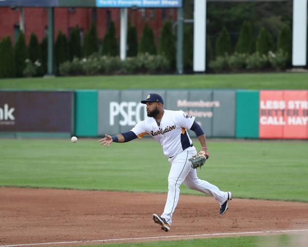 York Revolution first baseman Nellie Rodriguez