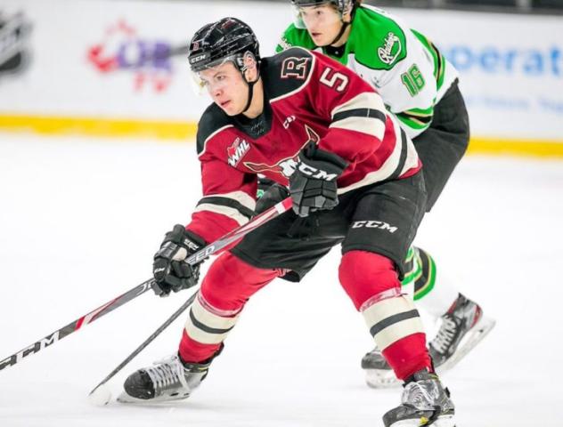 Red Deer Rebels defenceman Hunter Mayo