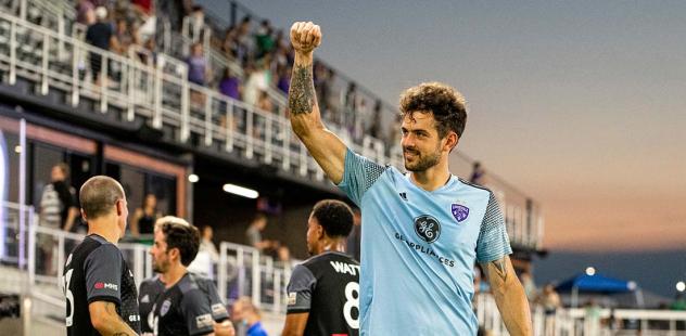 Louisville City FC goalkeeper Chris Hubbard