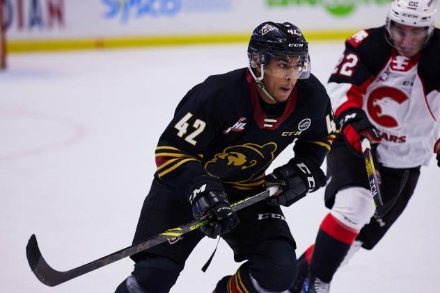 Vancouver Giants forward Justin Sourdif