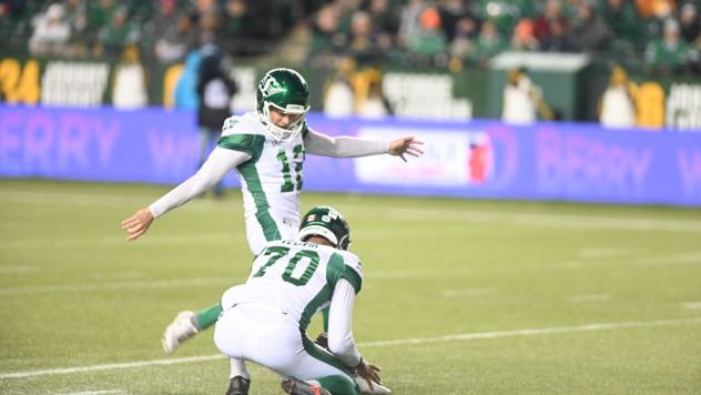 Saskatchewan Roughriders kicker Brett Lauther