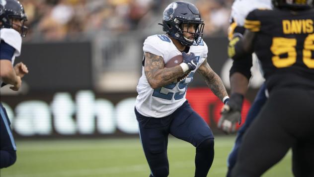 Toronto Argonauts running back D.J. Foster