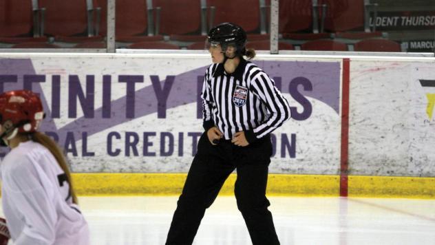 ECHL official Laura Schmidlein