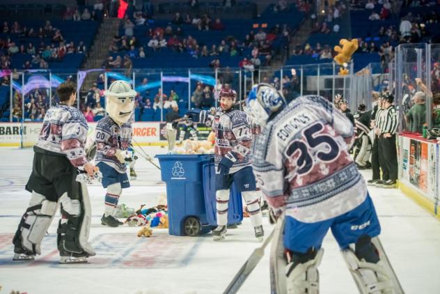 Tulsa Oilers Teddy Bear Toss