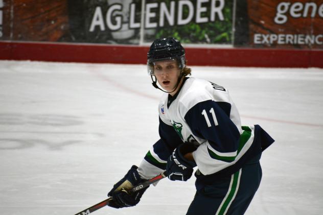 North Iowa Bulls forward Logan Dombrowsky