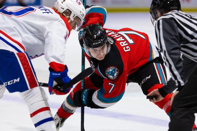 Max Graham of the Kelowna Rockets