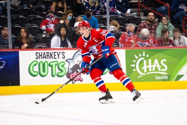 Jack Finley with the Spokane Chiefs