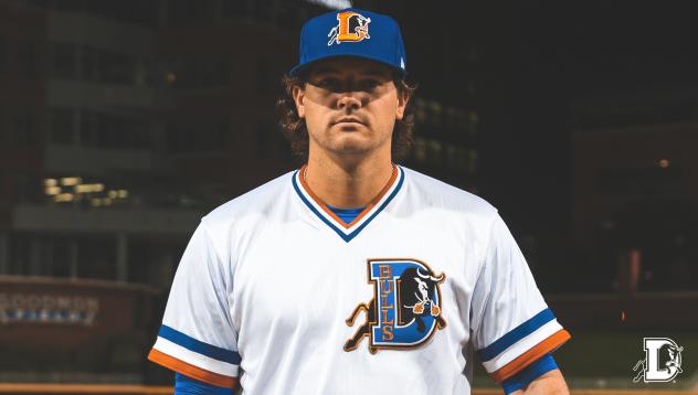 New Durham Bulls home jersey