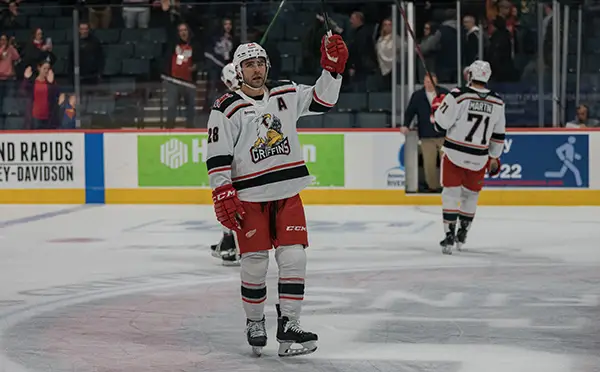 Grand Rapids Griffins defenseman Luke Witkowski