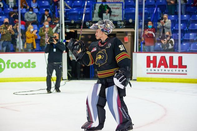 Vancouver Giants goaltender Jesper Vikman