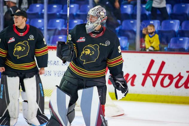 Vancouver Giants goaltender Jesper Vikman