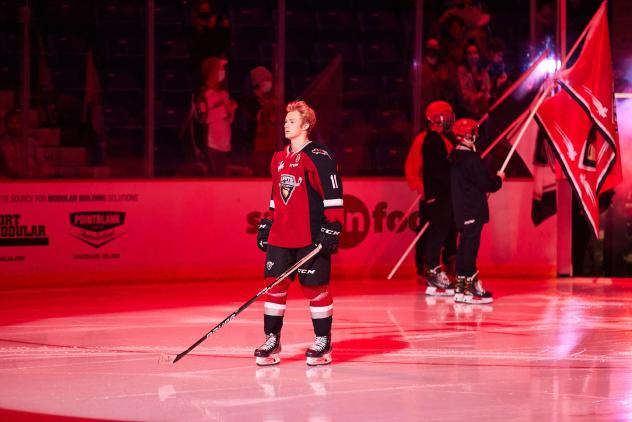 Vancouver Giants forward Fabian Lysell