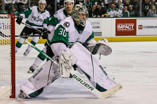Texas Stars goaltender Ben Bishop