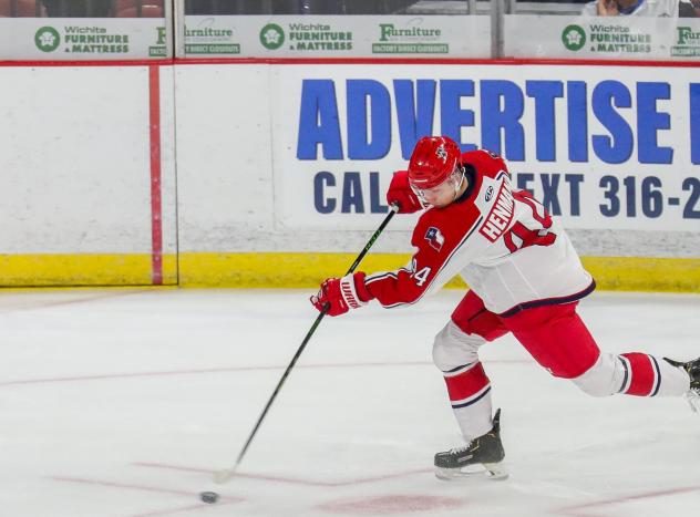 Allen Americans center Luke Henman