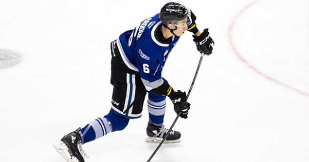Victoria Royals defenceman Gannon Laroque