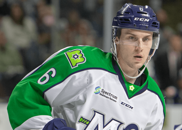 Forward Nick Master with the Maine Mariners