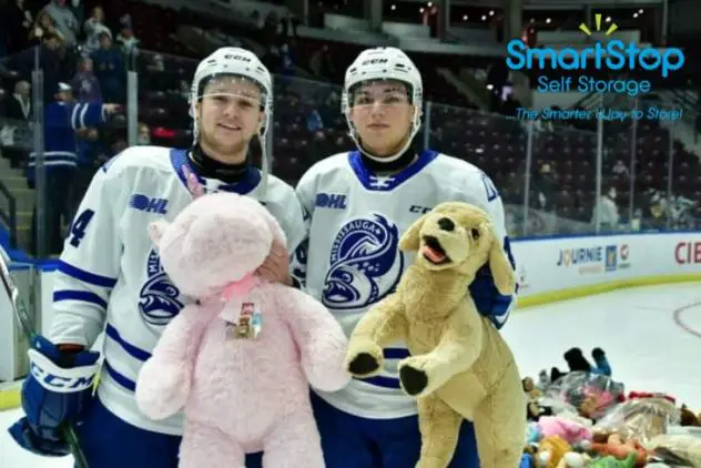 Mississauga Steelheads Teddy Bear Toss