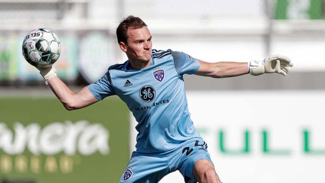 Louisville City FC goalkeeper Parker Siegfried