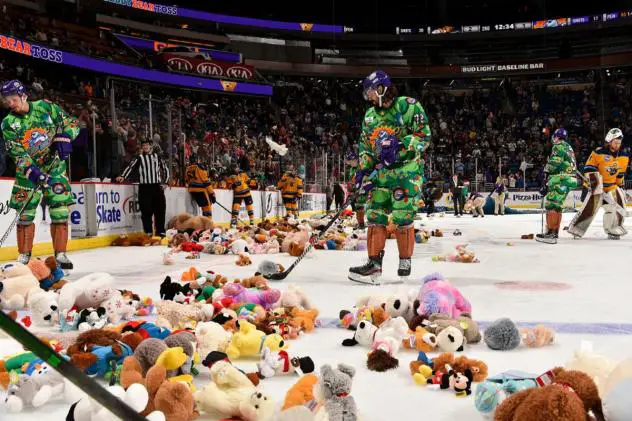 Orlando Solar Bears Teddy Bear Toss