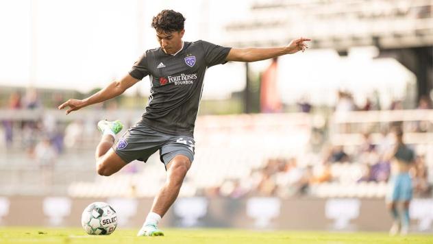 Louisville City FC defender Jonathan Gomez