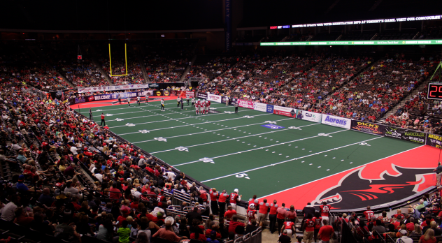 Vystar Veterans Memorial Arena, home of the Jacksonville Sharks