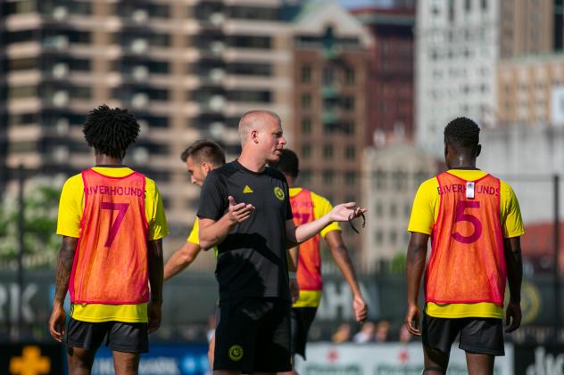 Pittsburgh Riverhounds SC assistant coach Dan Visser