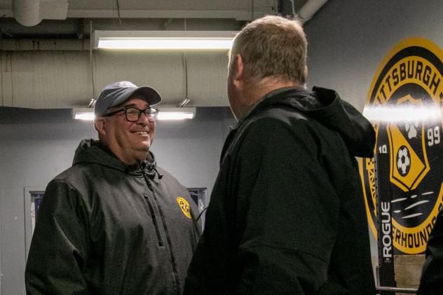 Pittsburgh Riverhounds SC head coach Bob Lilley