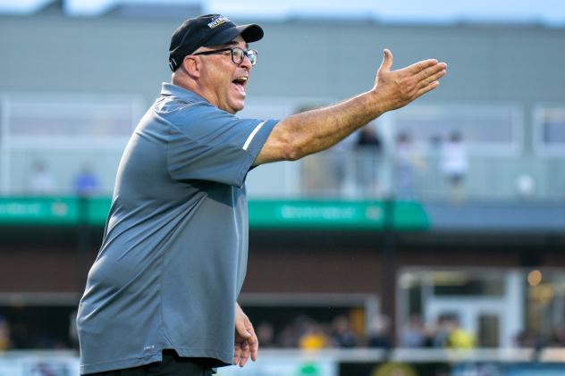 Pittsburgh Riverhounds SC head coach Bob Lilley