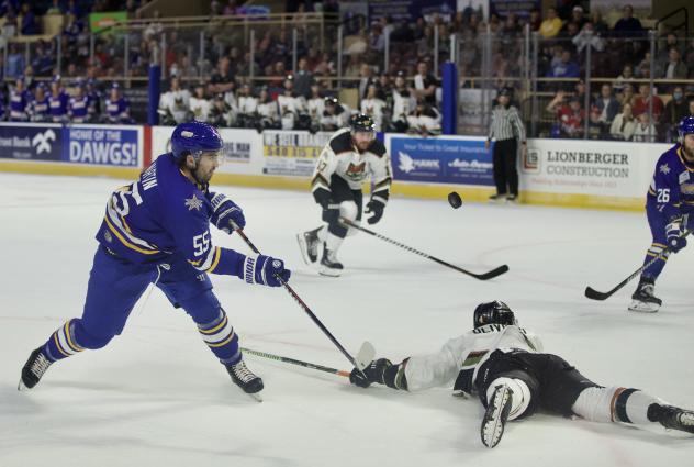 Roanoke Rail Yard Dawgs defenseman Bryce Martin