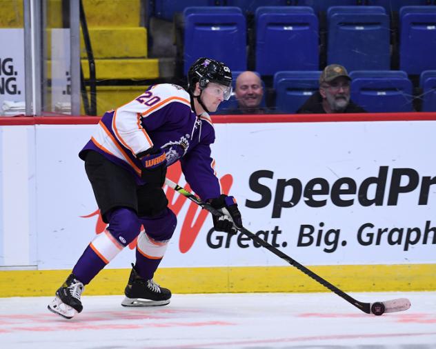 Forward Jacob Pritchard with the Reading Royals