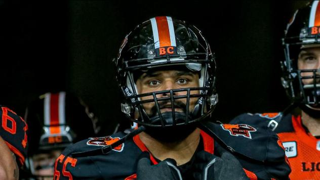 B.C. Lions offensive lineman Sukh Chungh