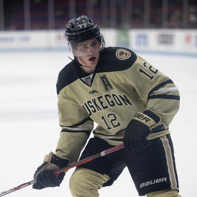 Muskegon Lumberjacks forward Ben Strinden