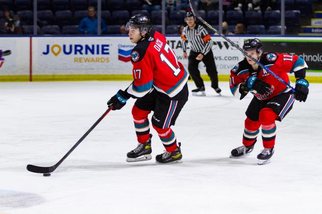 Kelowna Rockets centre Colton Dach