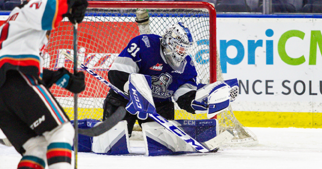 Victoria Royals goaltender Tyler Palmer