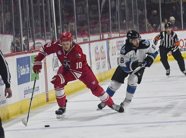 Jackson Leppard of the Allen Americans