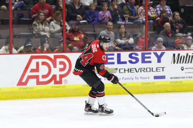 Forward Jimmy Lodge with the Cincinnati Cyclones