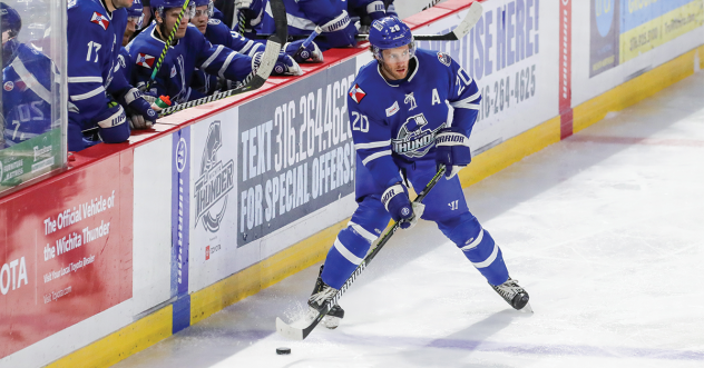 Wichita Thunder defenseman Jacob Graves
